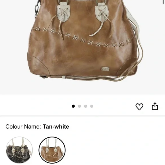 Bed Stu Tan Leather Shoulder Bag - Picture 5 of 5